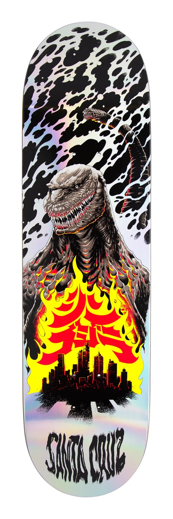 Santa Cruz x Godzilla Shin Knox Firepit Deck 8.5