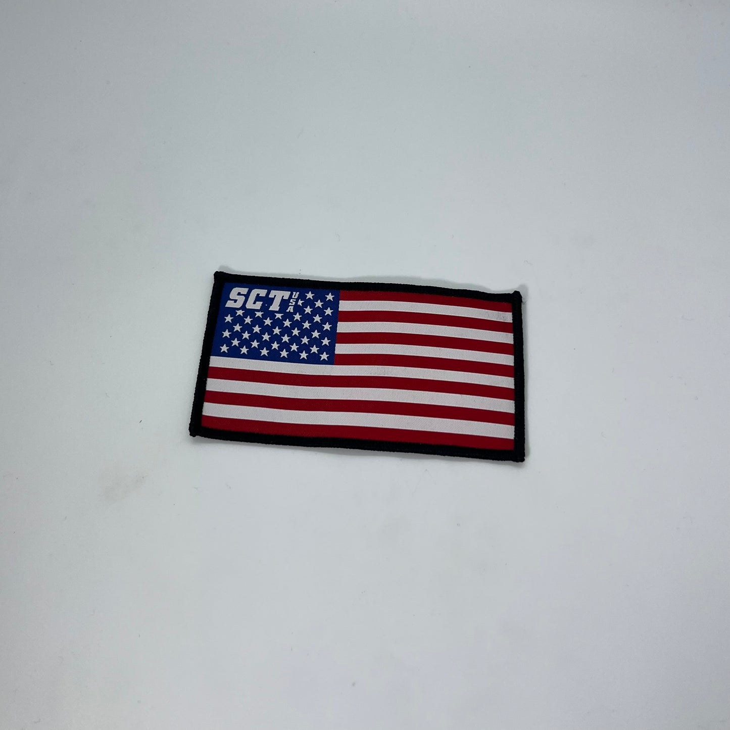 SCT USA Iron On Flag Patch