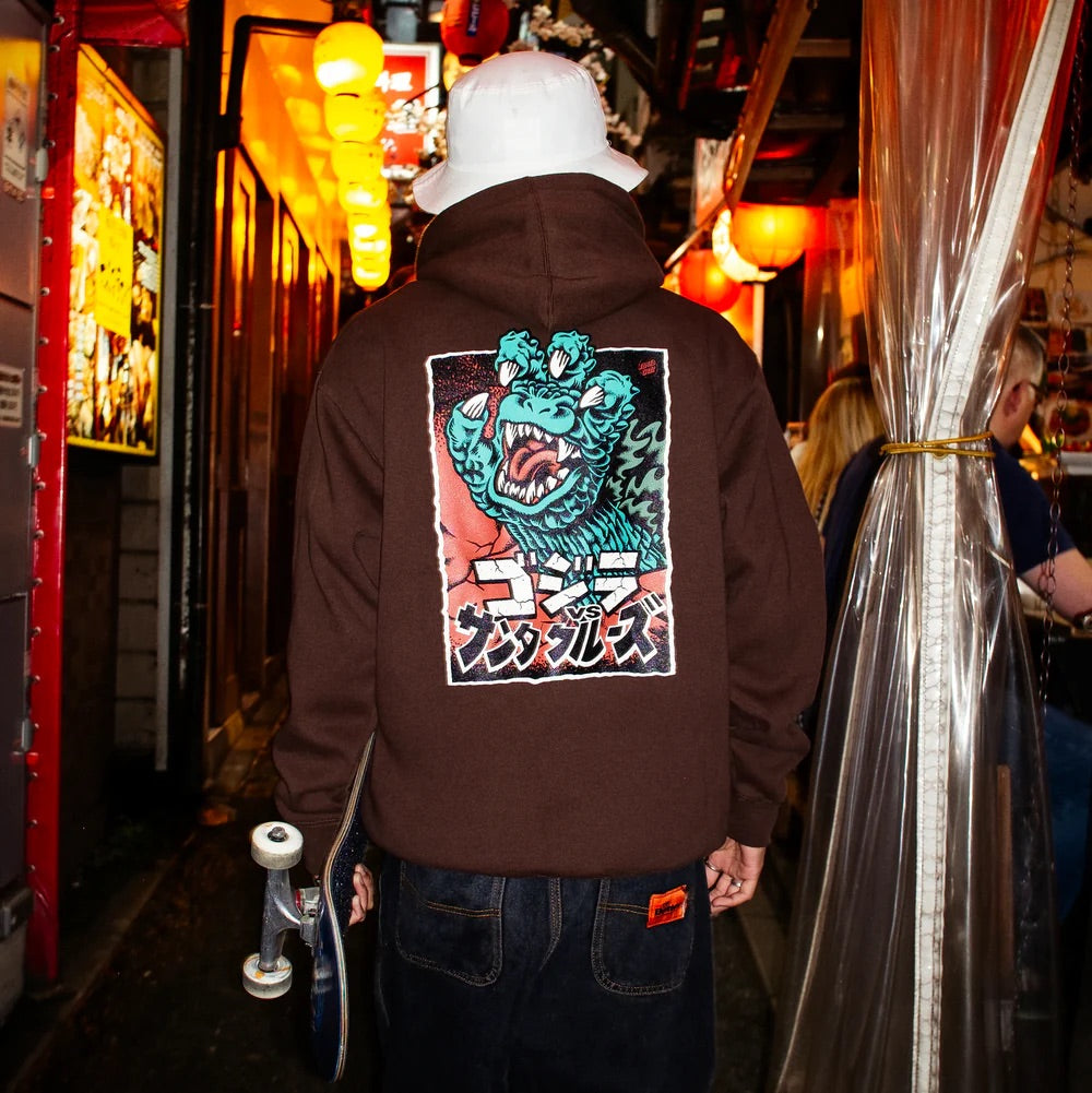 Santa Cruz x Godzilla Godzilla Hand Hoodie Mens