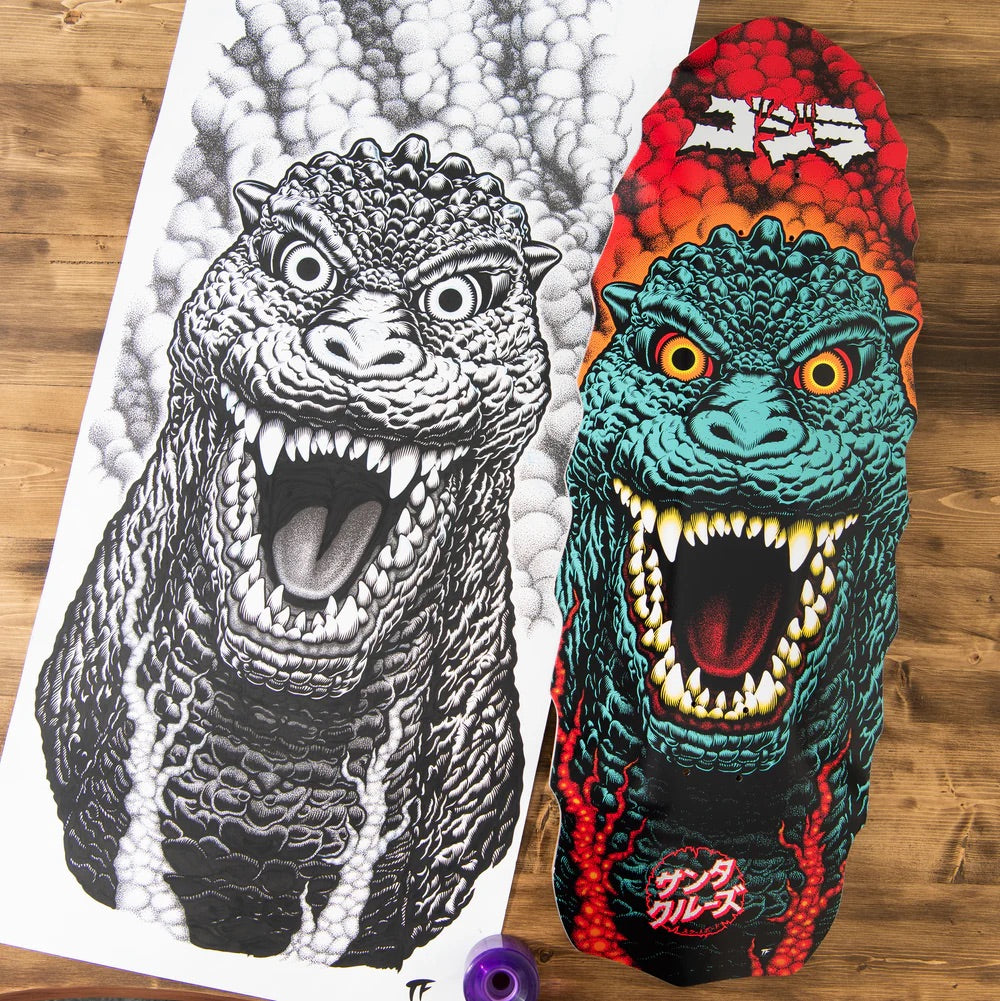 Santa Cruz x Godzilla Destroyer Deck 11in