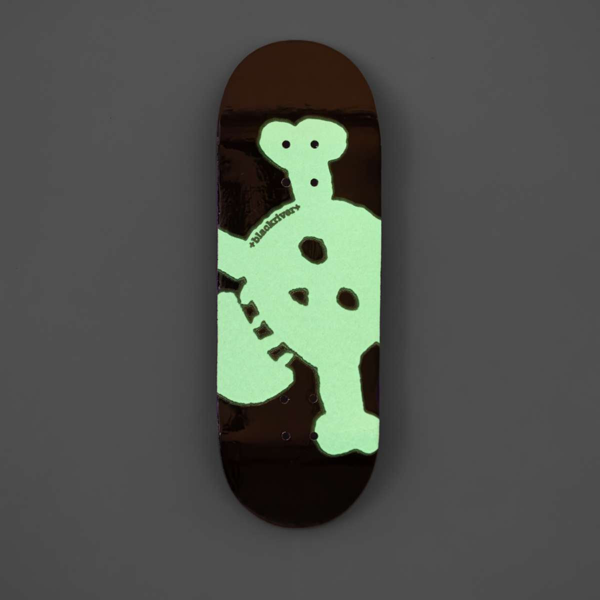 Blackriver Fingerboard "New Skull" glow in the dark Set 33mm